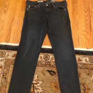 AG  Skinny, The Stilt Gray Denim Size 28R